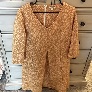 Tyler Boe Carol Ann Jacquard V-Neck Dress XL